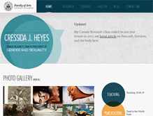 Tablet Screenshot of cressidaheyes.com